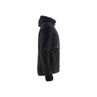 Blaklader 48632502 Furry Pile Jacket Black/Silver Right #colour_black-silver