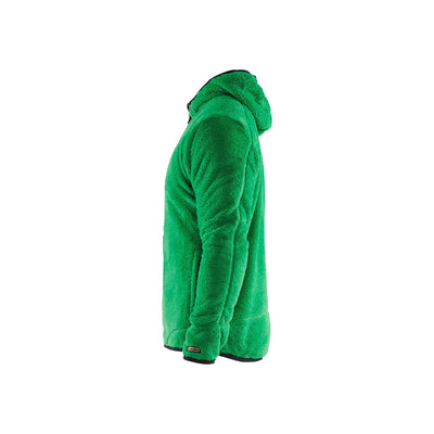 Blaklader 48632502 Furry Pile Jacket Green Left #colour_green