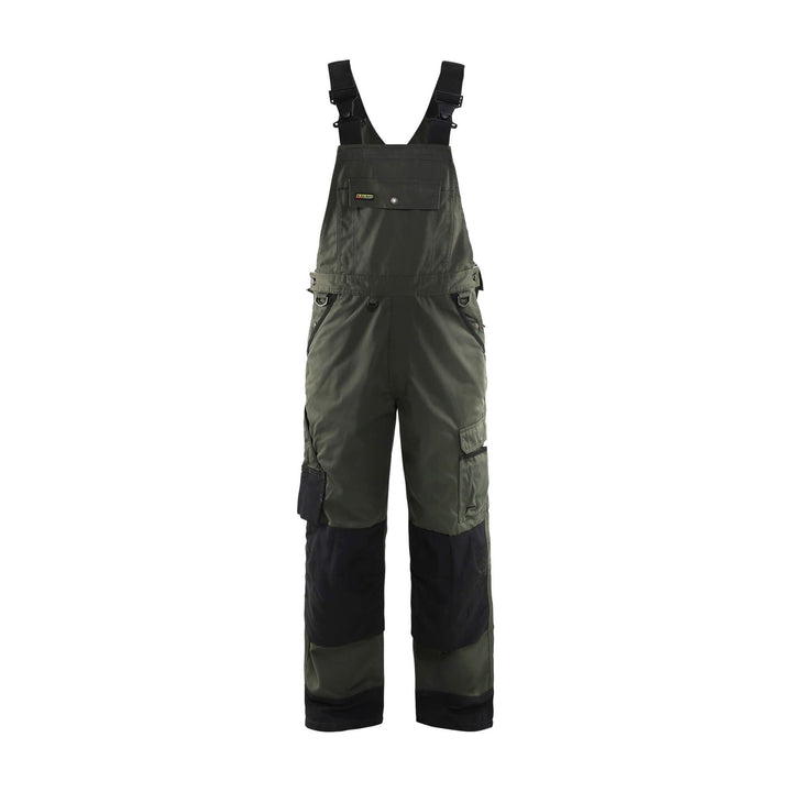 Blaklader 26541835 Garden Bib Overalls Army Green/Black Main #colour_army-green-black