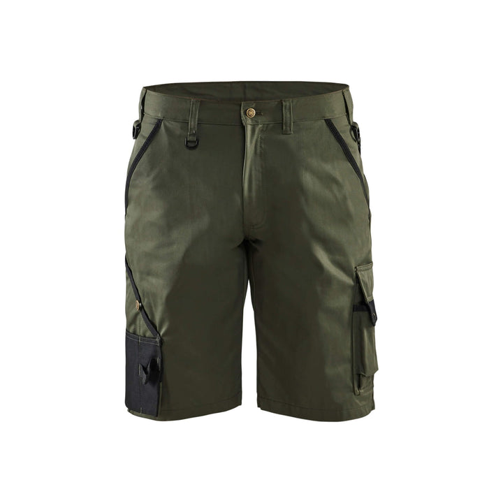 Blaklader 14641835 Green Garden Shorts Army Green Main #colour_army-green