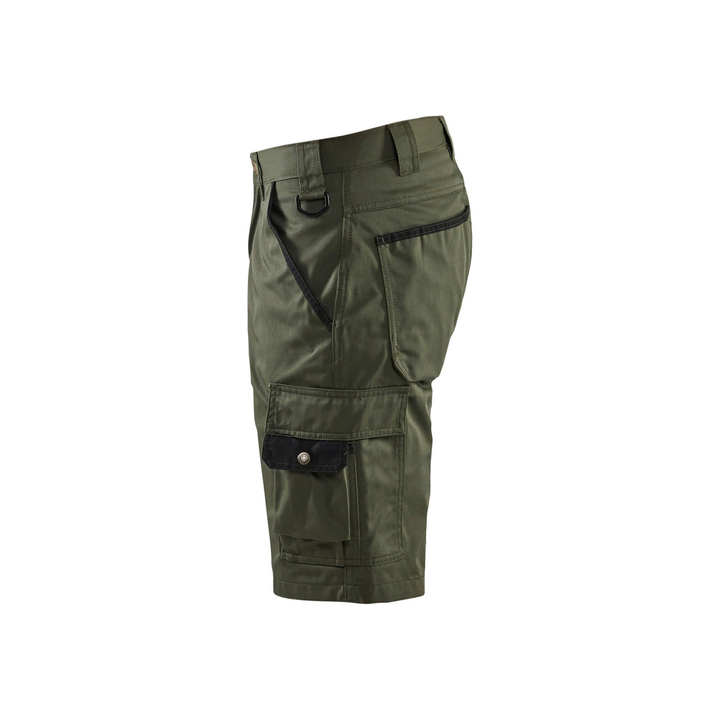 Blaklader 14641835 Green Garden Shorts Army Green Left #colour_army-green