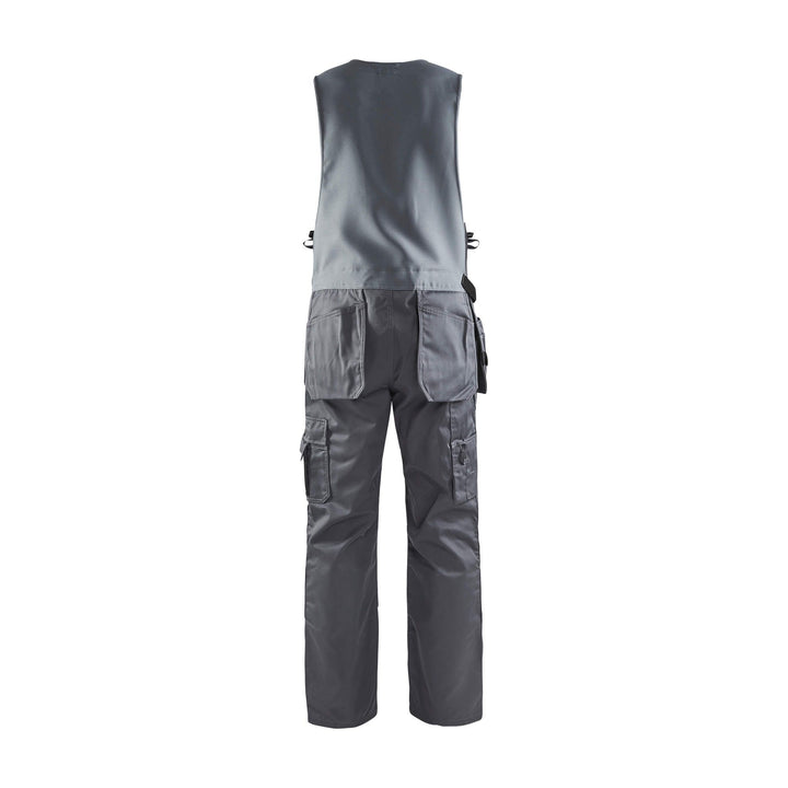 Blaklader 26521860 Grey Sleeveless Overalls Grey Rear #colour_grey