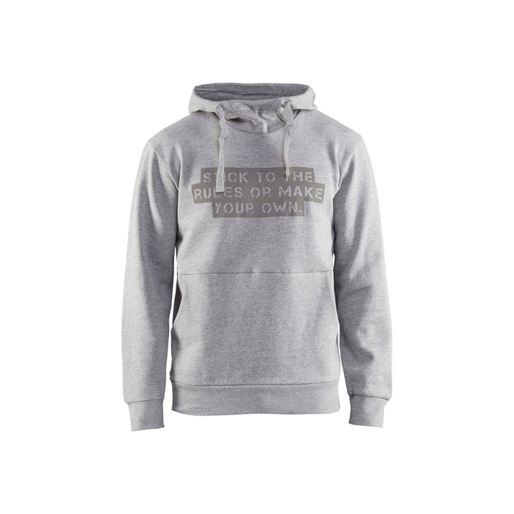 Blaklader 91731157 Grey Stick-To-Rules Hoodie Grey Melange Main #colour_grey-melange