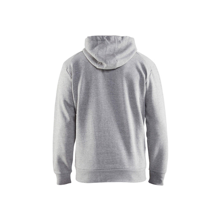 Blaklader 91731157 Grey Stick-To-Rules Hoodie Grey Melange Rear #colour_grey-melange