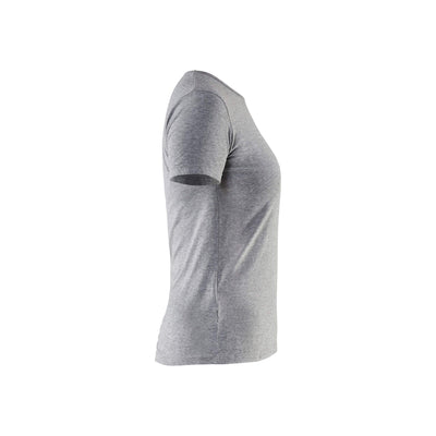 Blaklader 33041059 Grey Work T-Shirt Grey Melange Left #colour_grey-melange