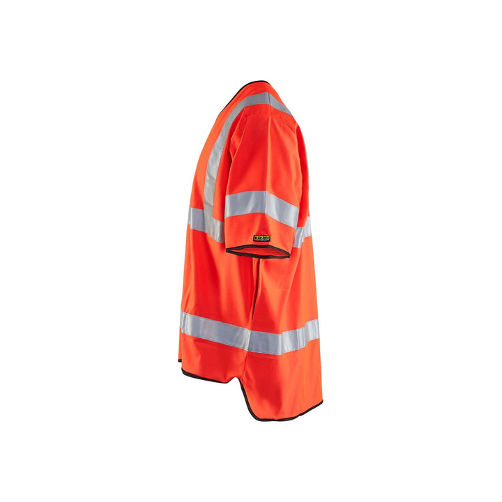 Blaklader 30231022 Hi-Vis Class-3 Vest Hi-Vis Red Left #colour_hi-vis-red