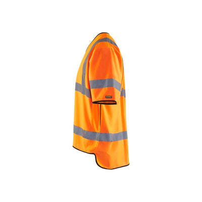 Blaklader 30231022 Hi-Vis Class-3 Vest Orange Left #colour_orange