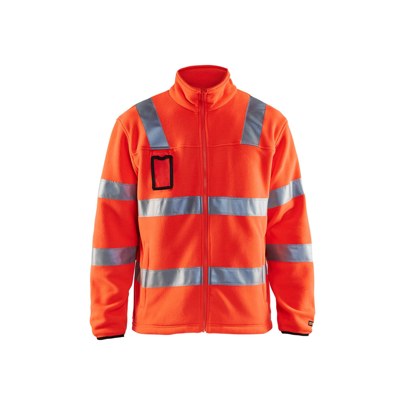 Blaklader 48332560 Hi-Vis Fleece Jacket Hi-Vis Red Main #colour_hi-vis-red