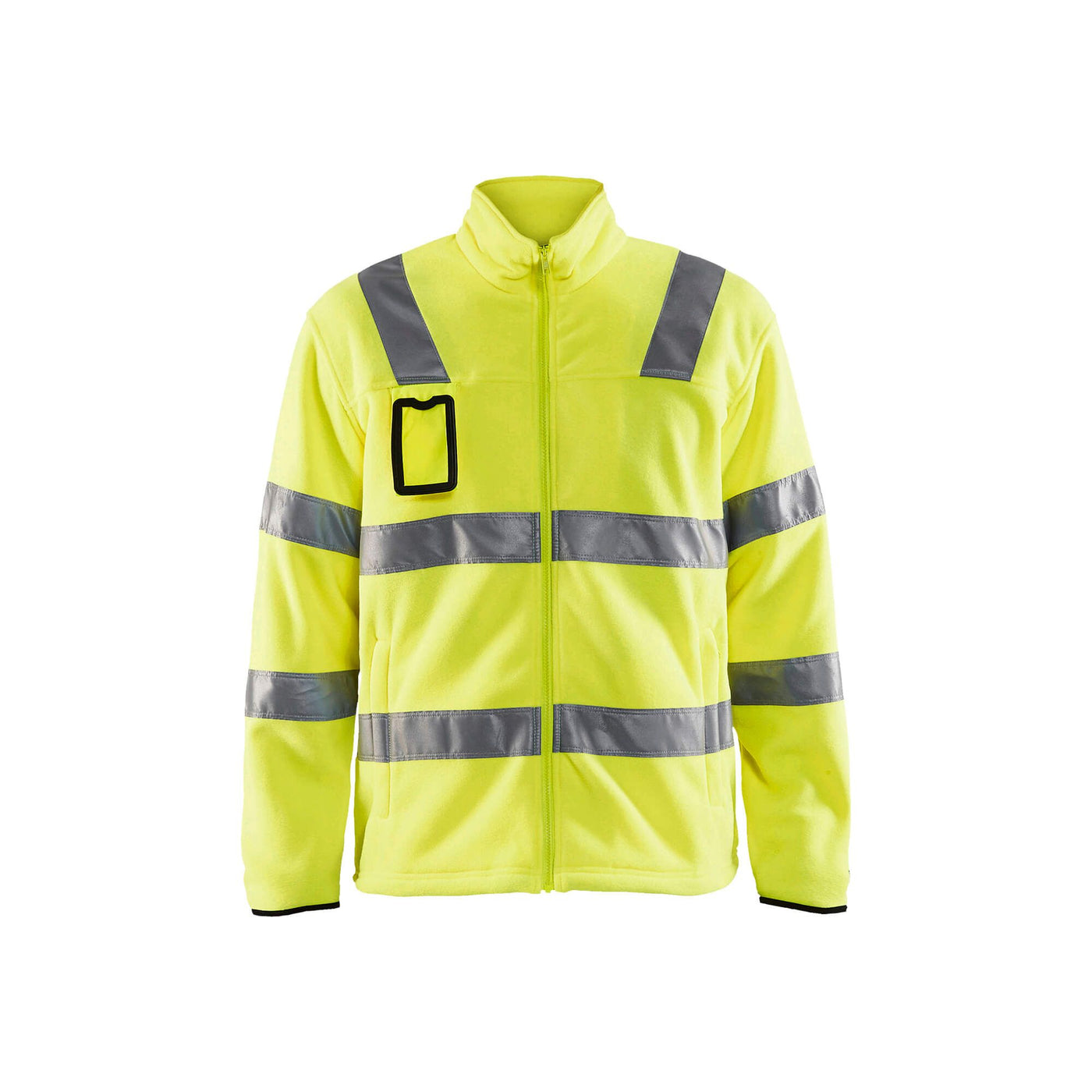 Blaklader 48332560 Hi-Vis Fleece Jacket Hi-Vis Yellow Main #colour_yellow