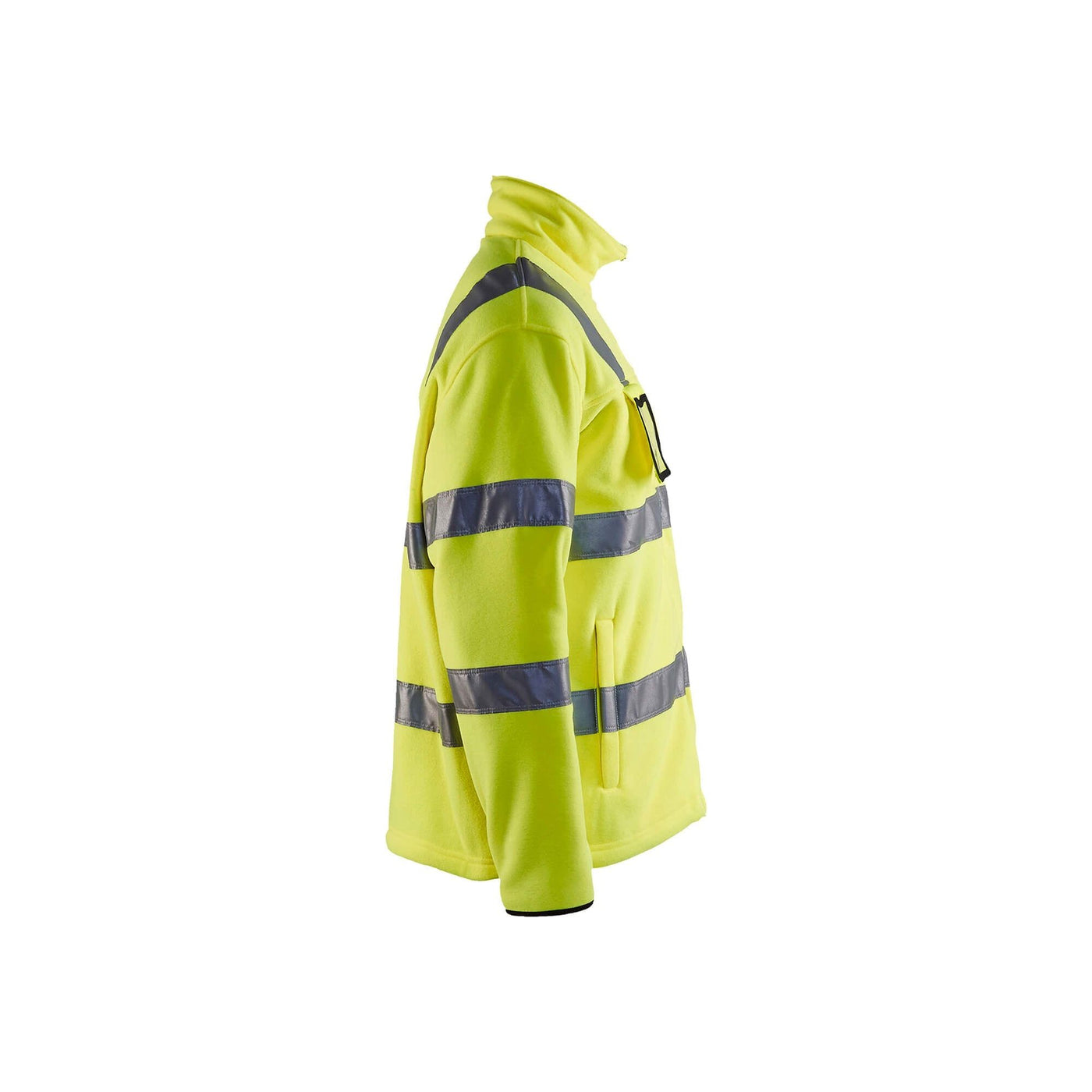 Blaklader 48332560 Hi-Vis Fleece Jacket Hi-Vis Yellow Right #colour_yellow