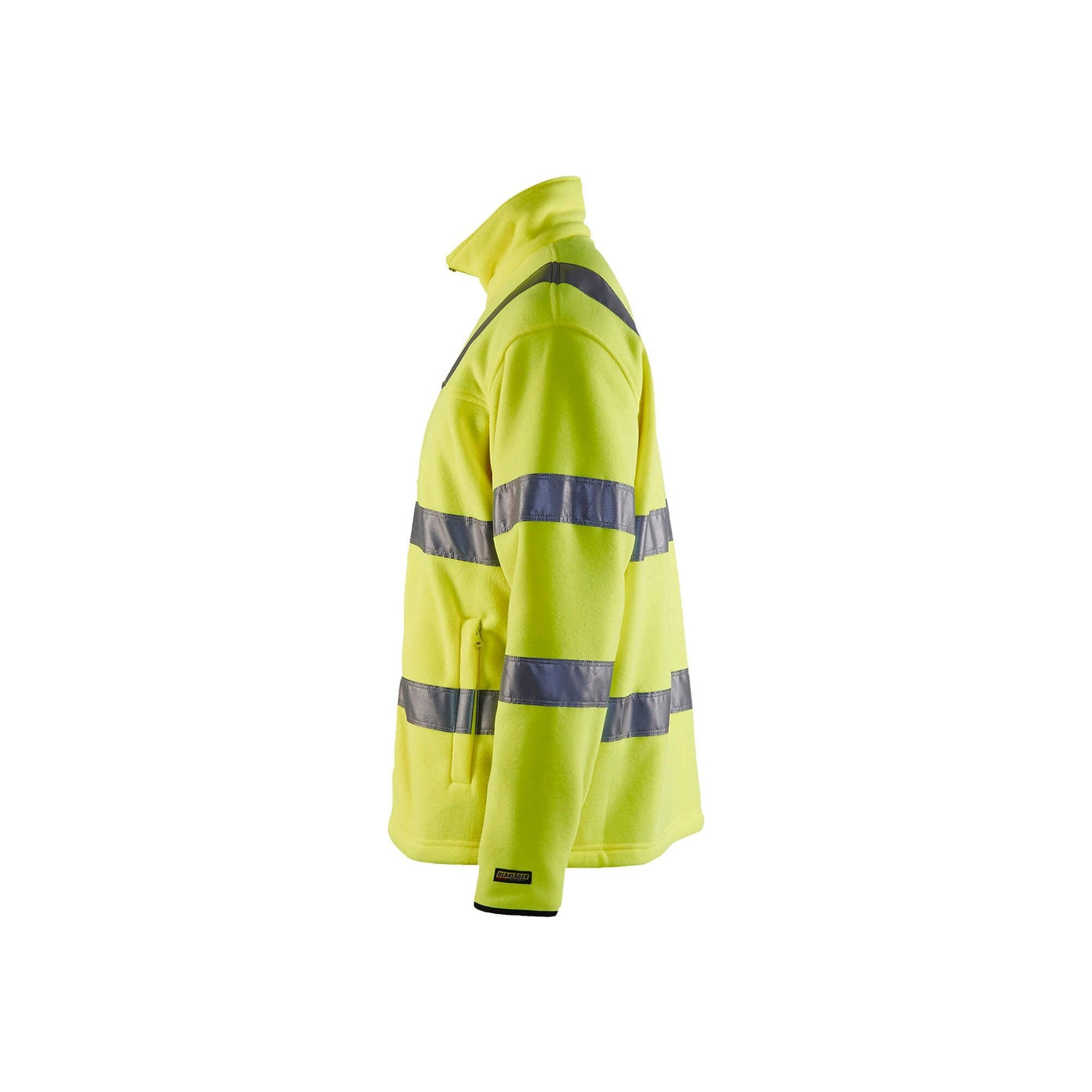 Blaklader 48332560 Hi-Vis Fleece Jacket Hi-Vis Yellow Left #colour_yellow