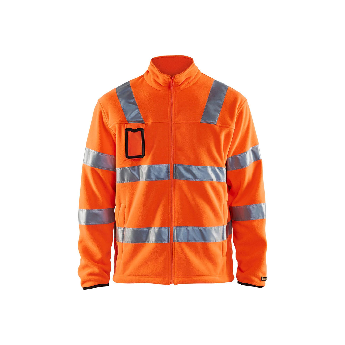 Blaklader 48332560 Hi-Vis Fleece Jacket Orange Main #colour_orange