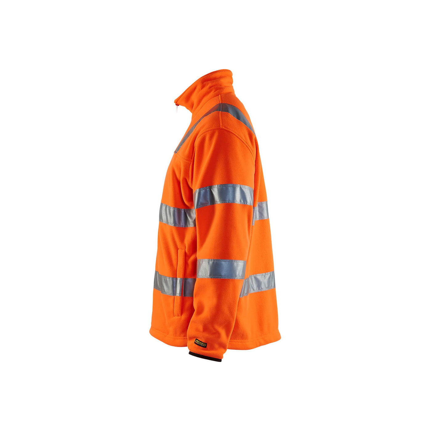 Blaklader 48332560 Hi-Vis Fleece Jacket Orange Left #colour_orange
