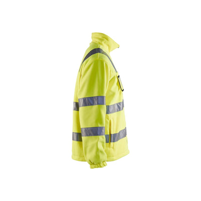 Blaklader 48532560 Hi-Vis Fleece Jacket Hi-Vis Yellow Right #colour_yellow