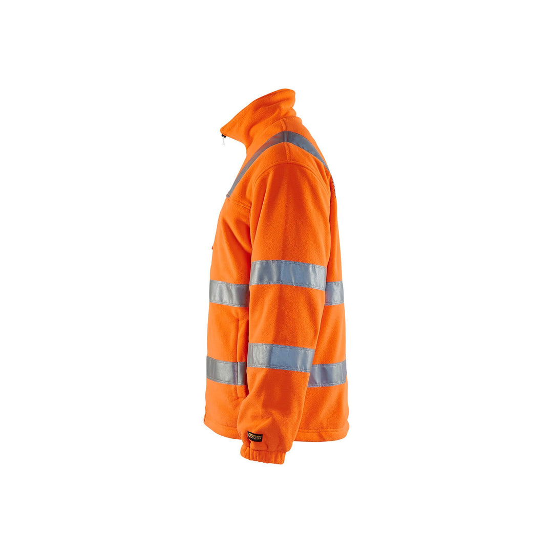 Blaklader 48532560 Hi-Vis Fleece Jacket Orange Left #colour_orange