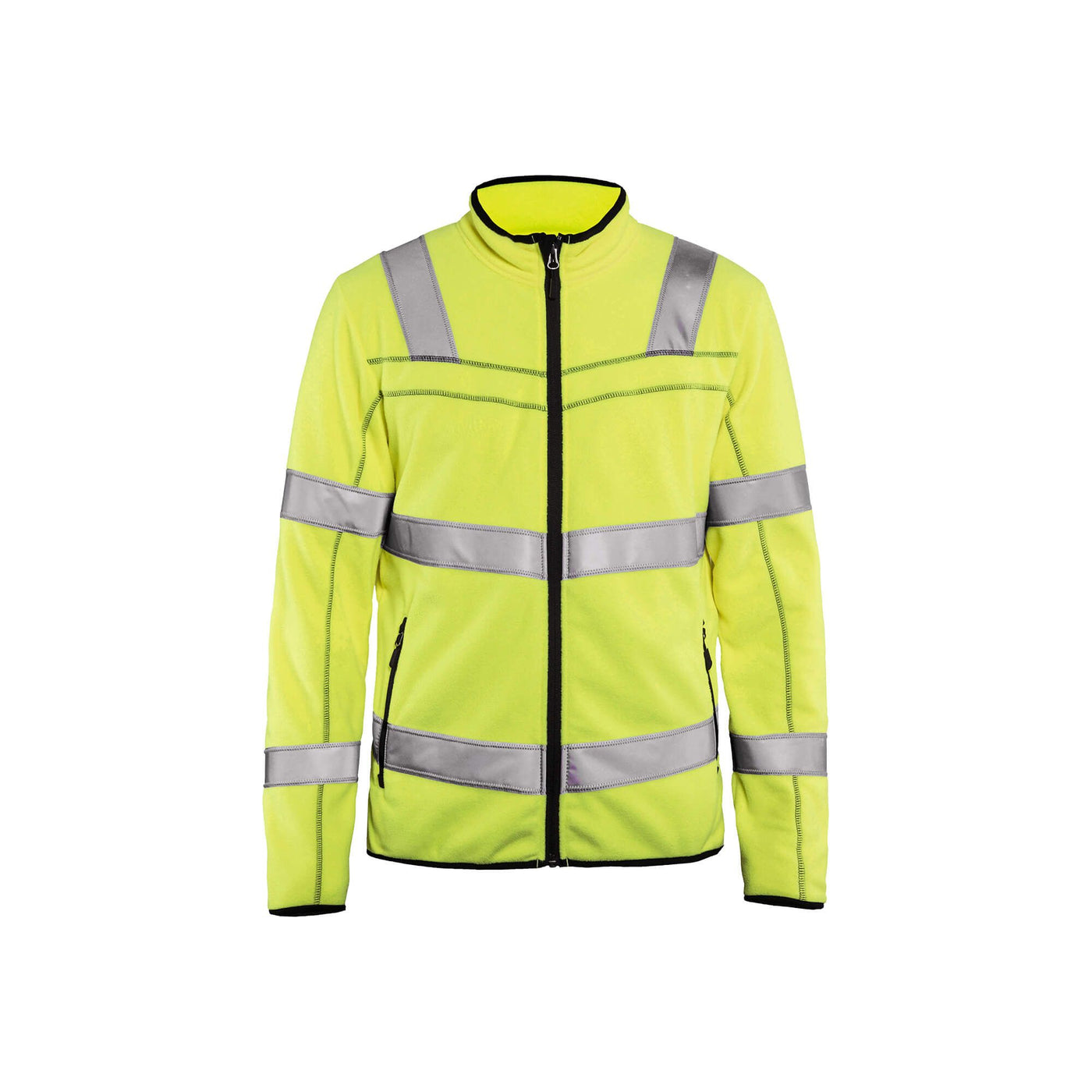 Blaklader 49411010 Hi-Vis Fleece Jacket Hi-Vis Yellow Main #colour_yellow