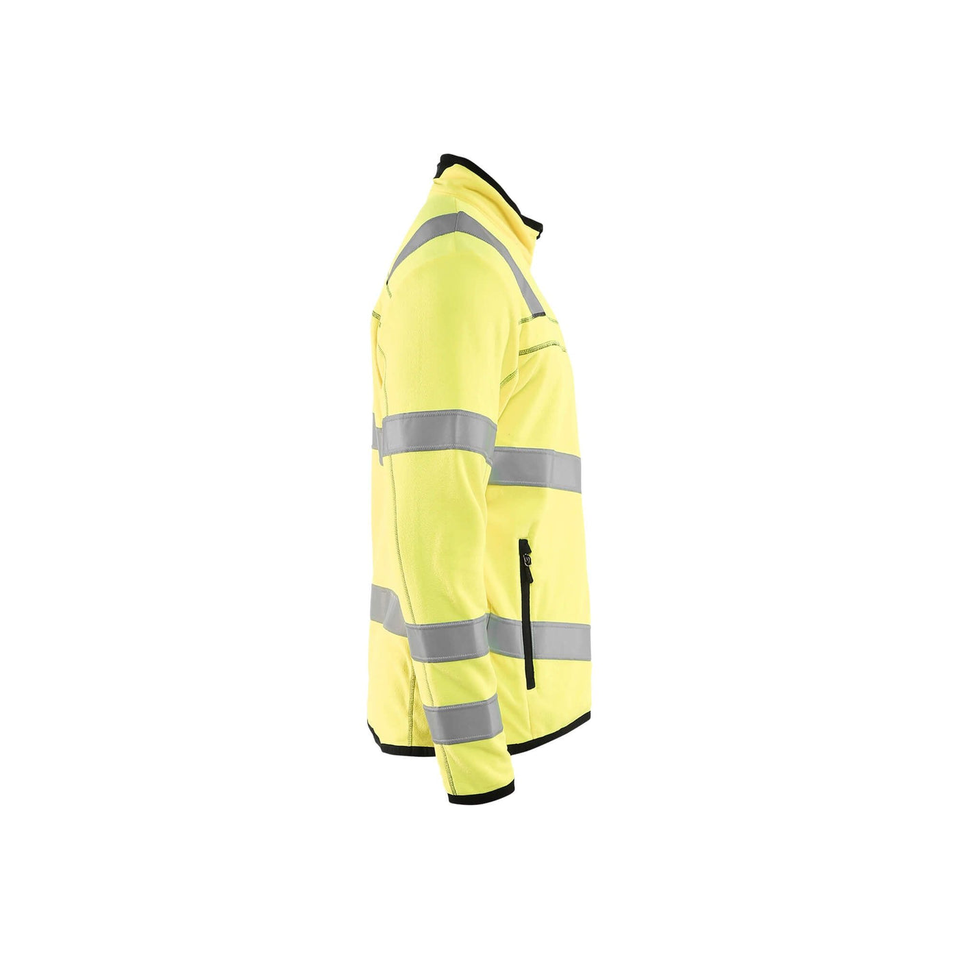 Blaklader 49411010 Hi-Vis Fleece Jacket Hi-Vis Yellow Right #colour_yellow