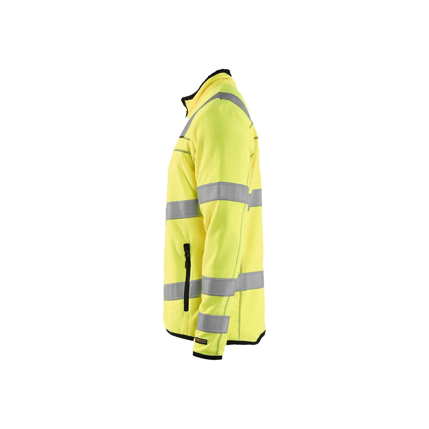 Blaklader 49411010 Hi-Vis Fleece Jacket Hi-Vis Yellow Left #colour_yellow