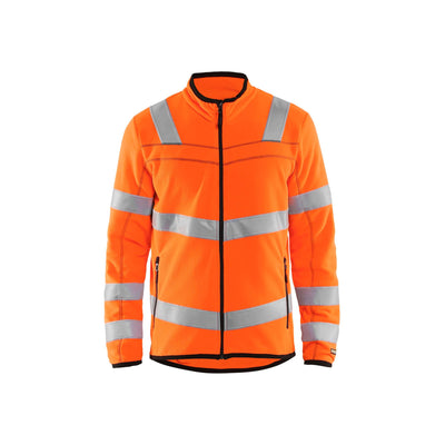 Blaklader 49411010 Hi-Vis Fleece Jacket Orange Main #colour_orange