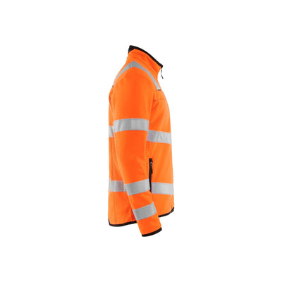 Blaklader 49411010 Hi-Vis Fleece Jacket Orange Right #colour_orange