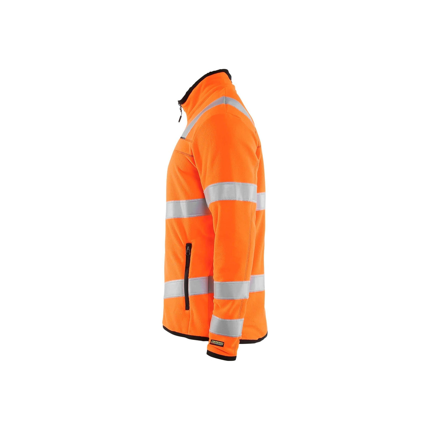 Blaklader 49411010 Hi-Vis Fleece Jacket Orange Left #colour_orange