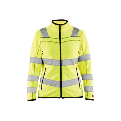 Blaklader 49661010 Hi-Vis Fleece Jacket Hi-Vis Yellow Main #colour_yellow
