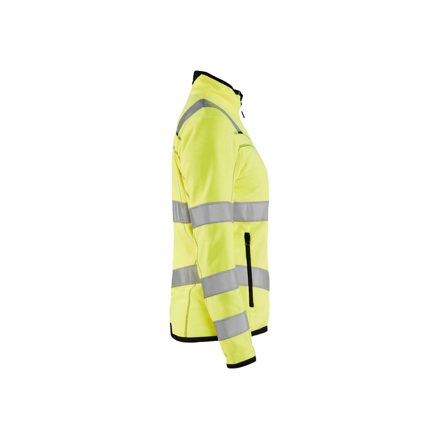 Blaklader 49661010 Hi-Vis Fleece Jacket Hi-Vis Yellow Right #colour_yellow