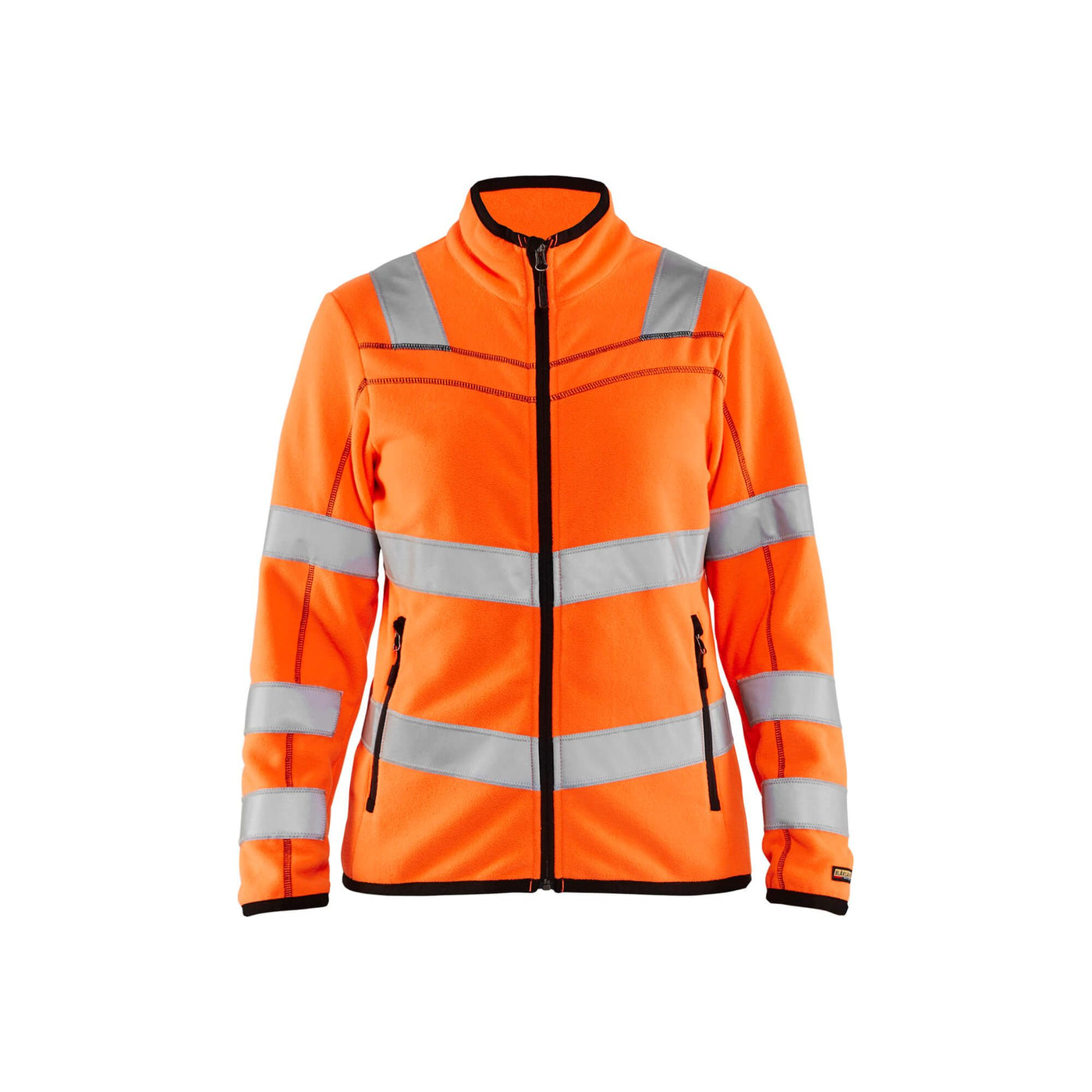 Blaklader 49661010 Hi-Vis Fleece Jacket Orange Main #colour_orange