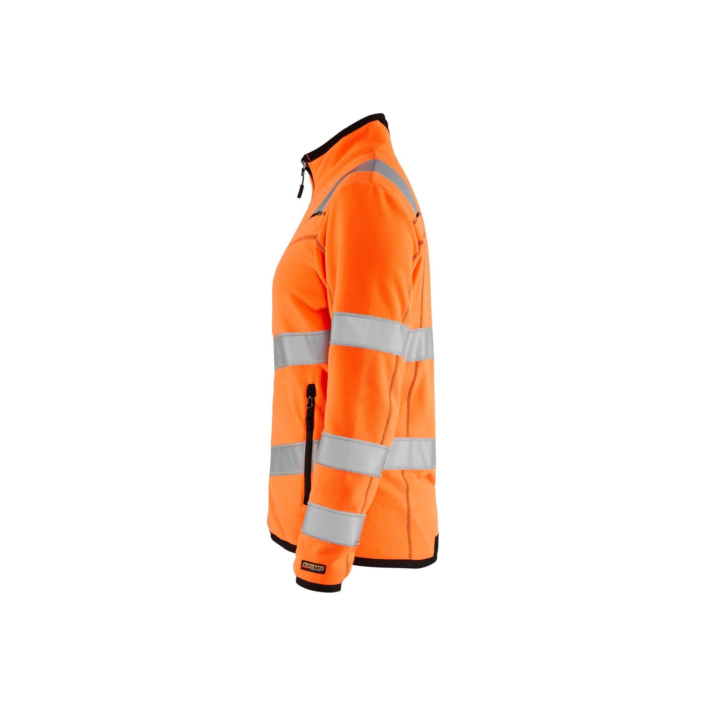 Blaklader 49661010 Hi-Vis Fleece Jacket Orange Left #colour_orange