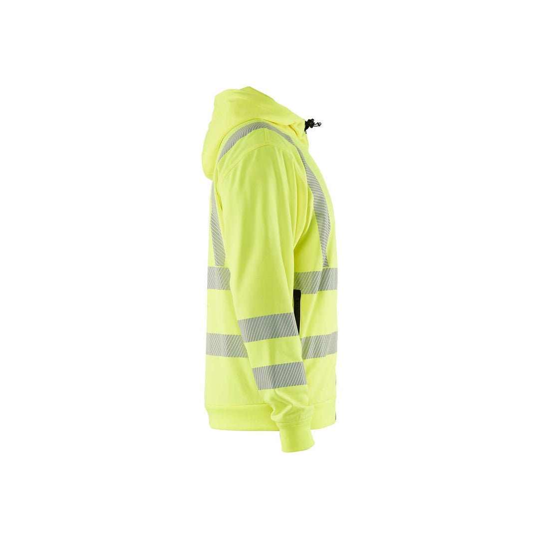 Blaklader 35652538 Hi-Vis Hoodie Full-Zip Hi-Vis Yellow Right #colour_hi-vis-yellow