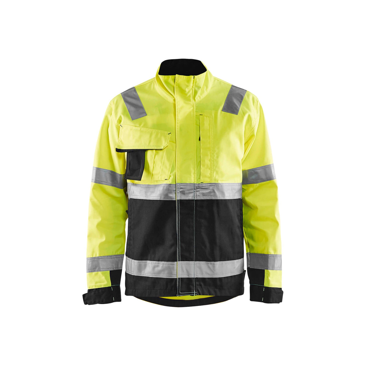 Blaklader 40641811 Hi-Vis Jacket Yellow/Black Main #colour_yellow-black