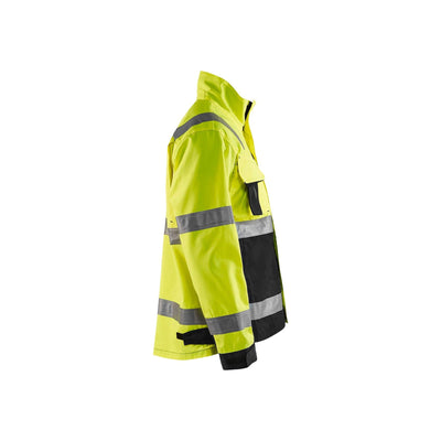 Blaklader 40641811 Hi-Vis Jacket Yellow/Black Right #colour_yellow-black