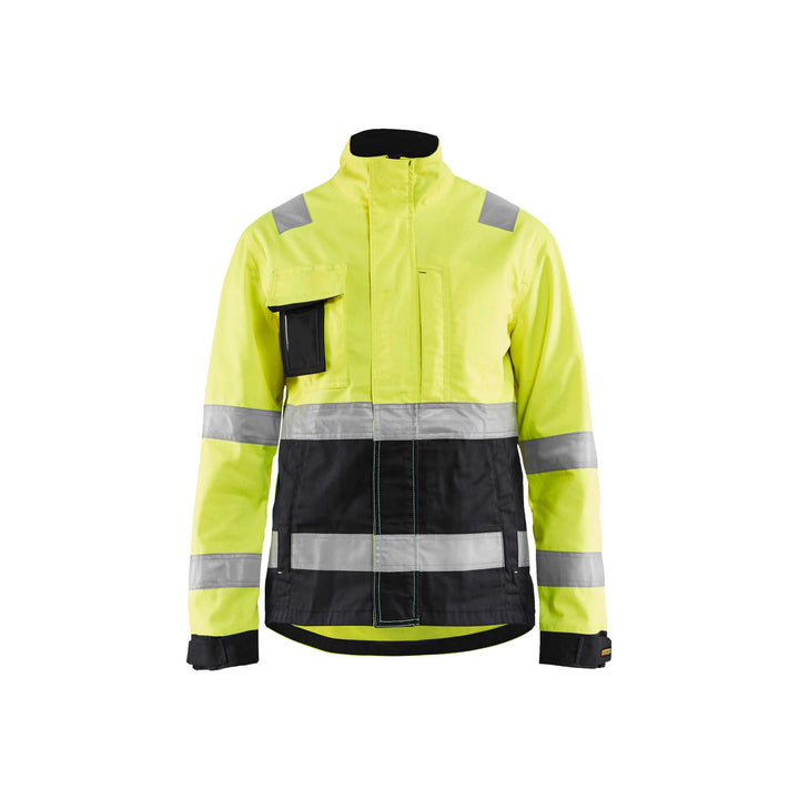 Blaklader 49031811 Hi-Vis Lightweight Jacket Yellow/Black Main #colour_yellow-black