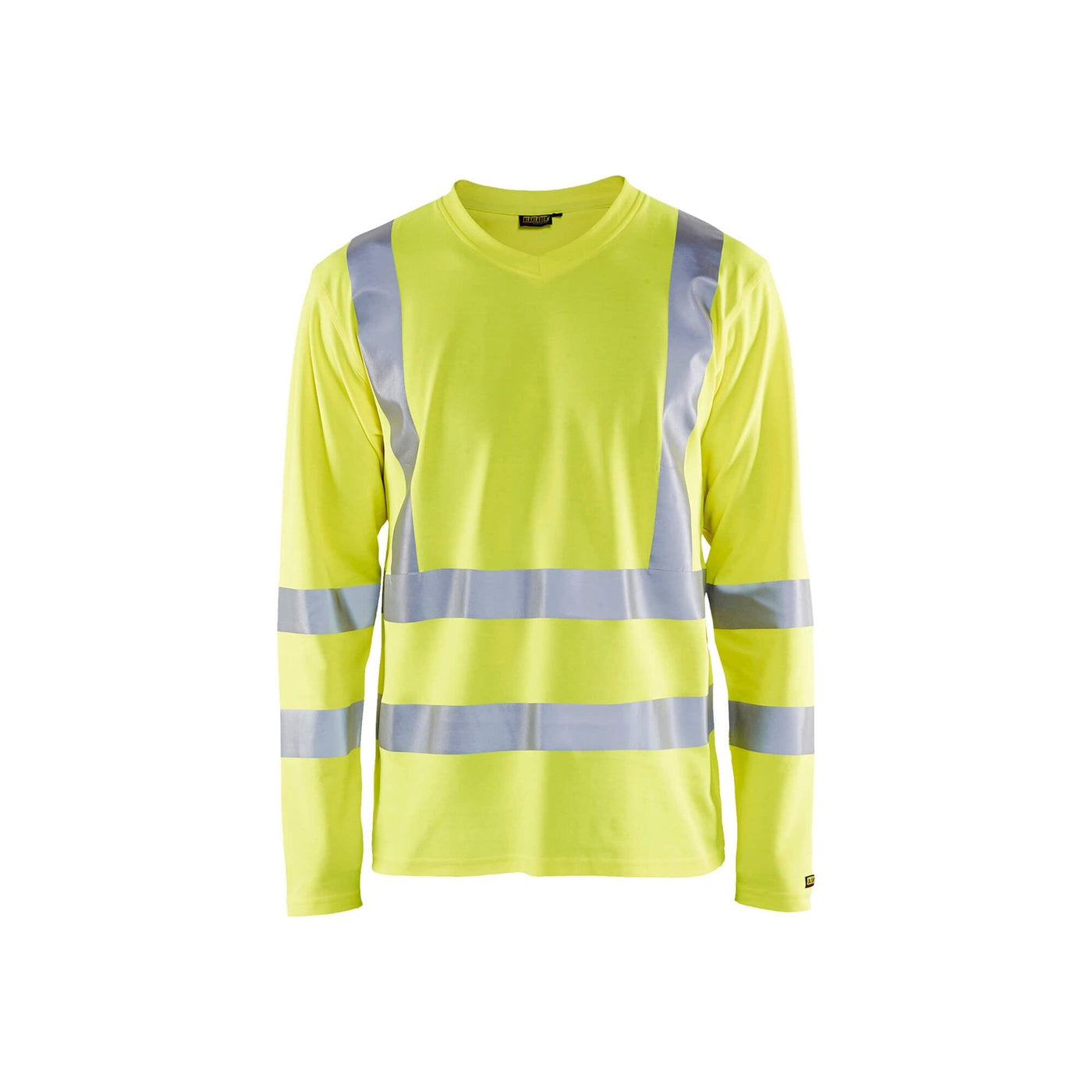 Blaklader 33811070 Hi-Vis Long-Sleeve T-Shirt Hi-Vis Yellow Main #colour_yellow
