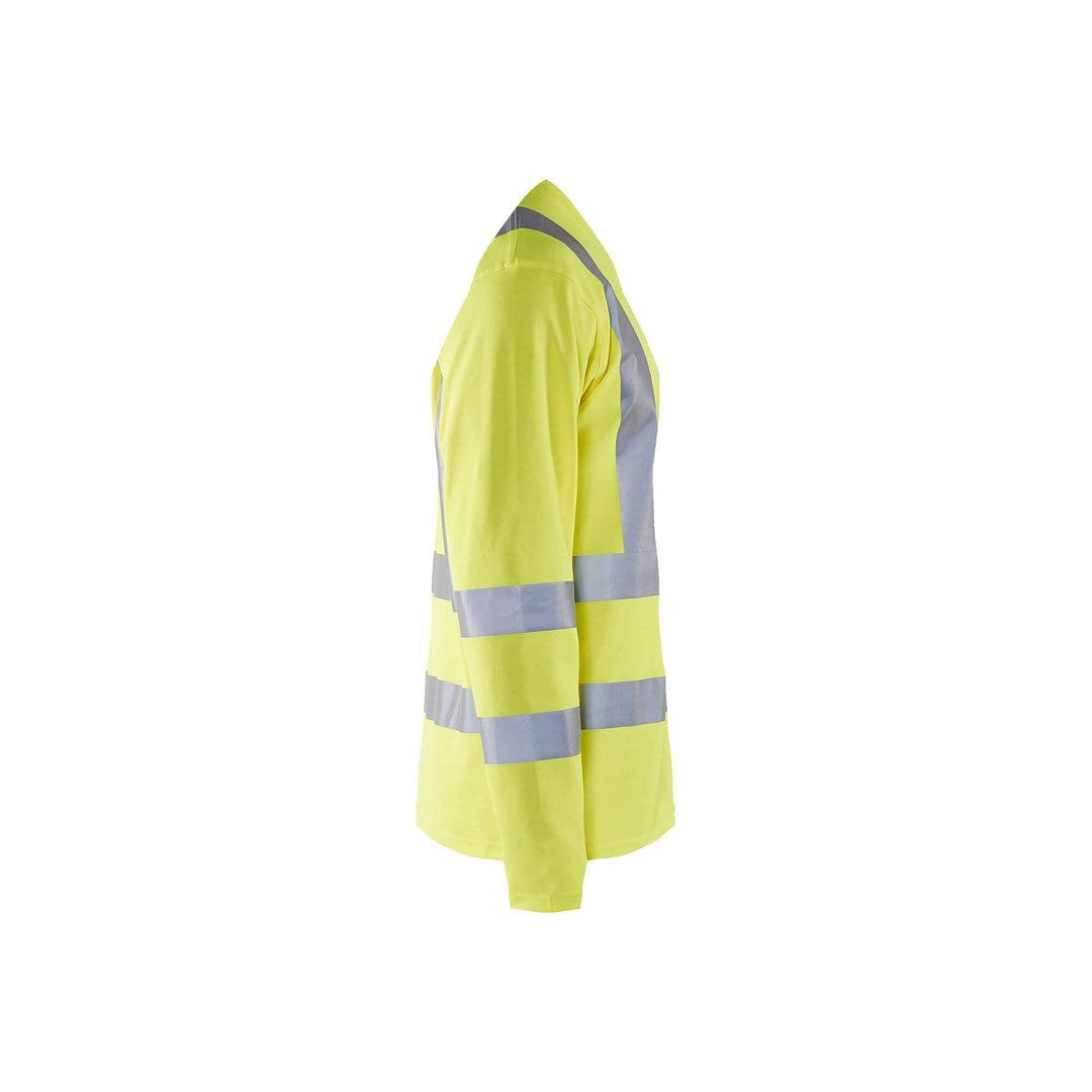 Blaklader 33811070 Hi-Vis Long-Sleeve T-Shirt Hi-Vis Yellow Right #colour_yellow