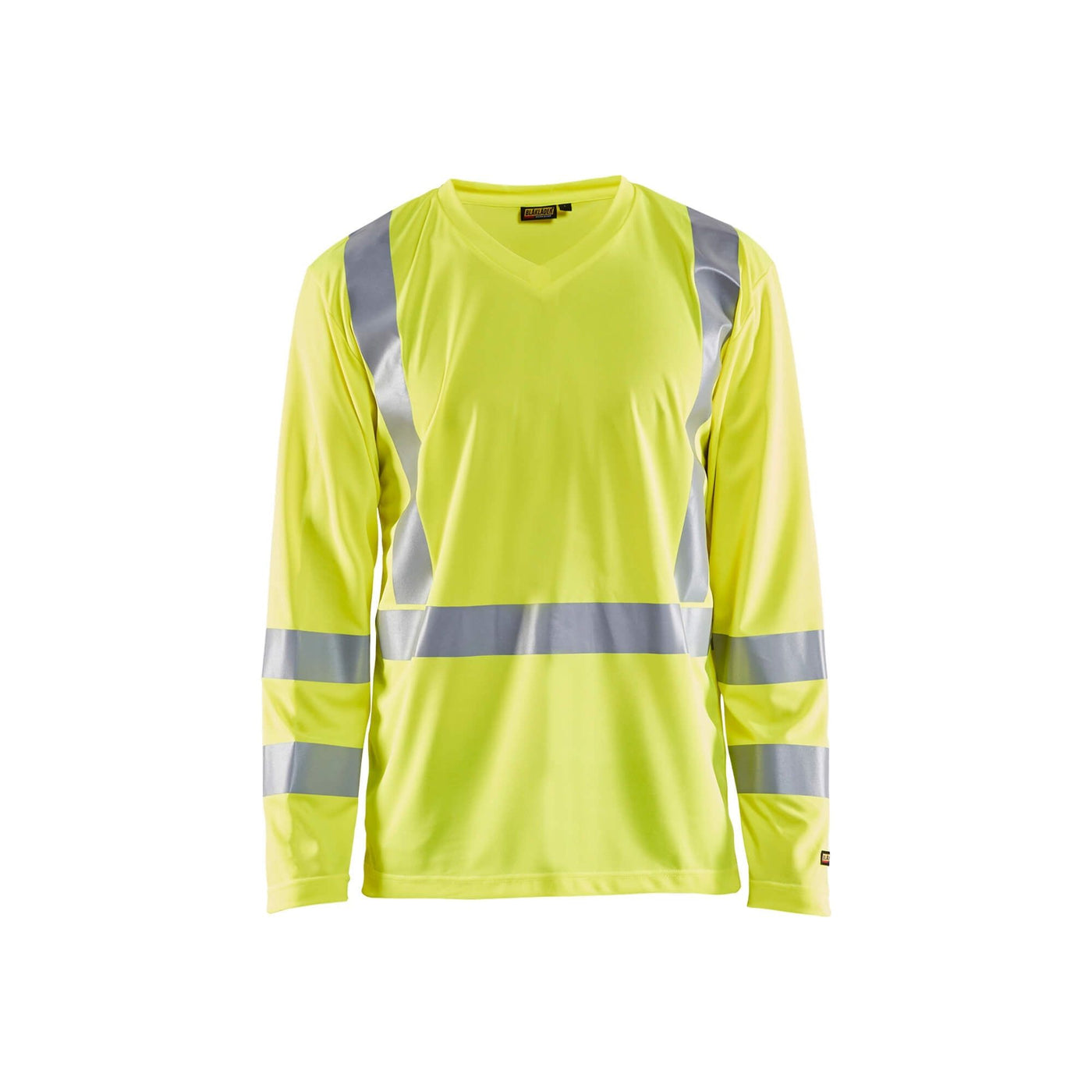 Blaklader 33831011 Hi-Vis Long-Sleeve T-Shirt Hi-Vis Yellow Main #colour_yellow