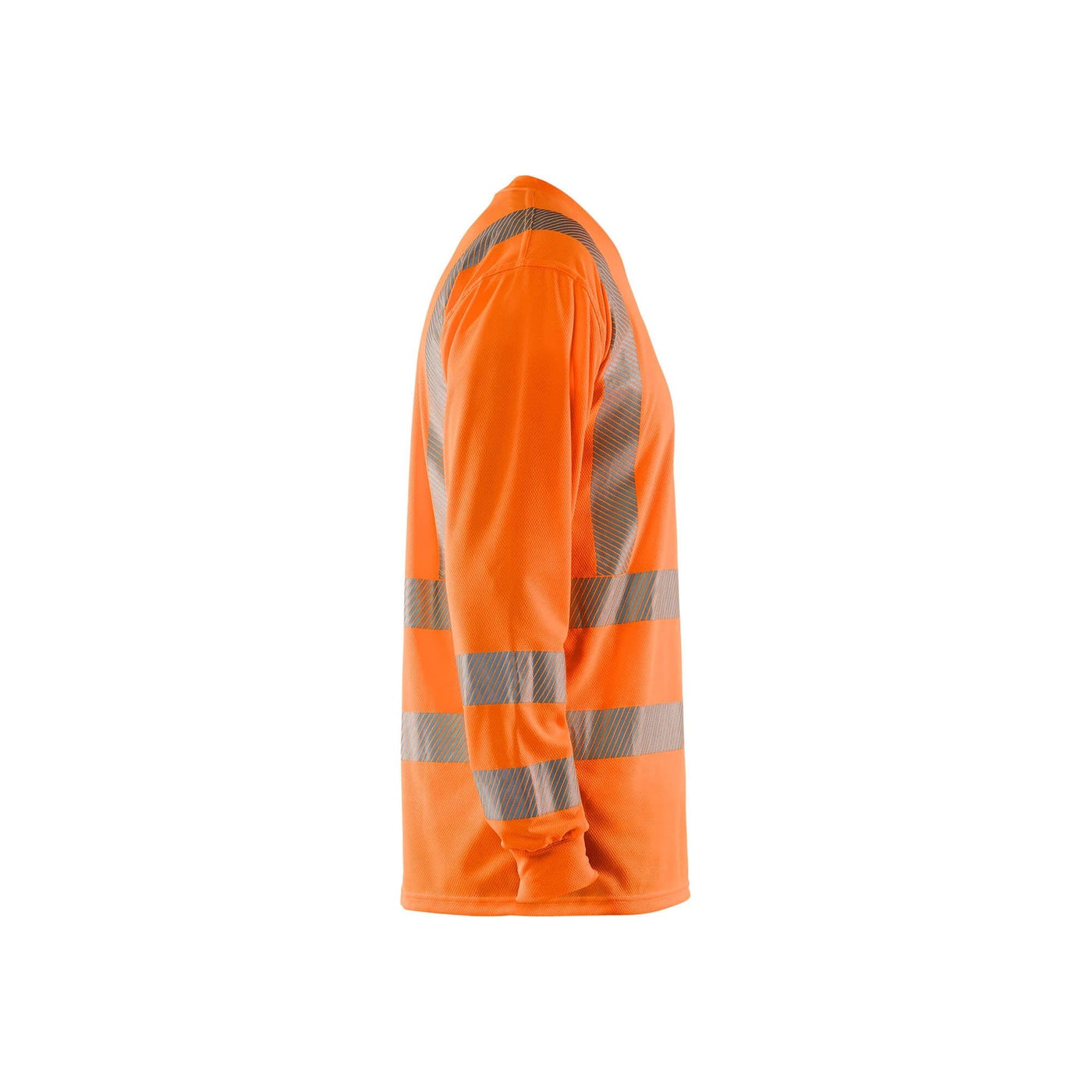 Blaklader 33851013 Hi-Vis Long-Sleeve T-Shirt Orange Right #colour_orange