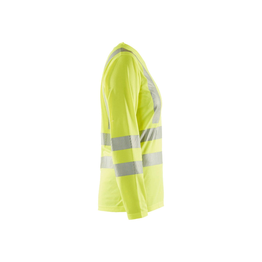 Blaklader 34851013 Hi-Vis Long-Sleeve T-Shirt Hi-Vis Yellow Right #colour_yellow