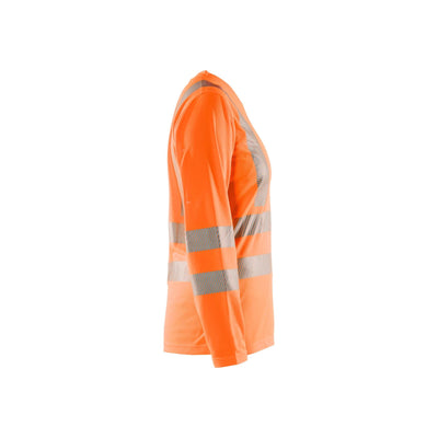 Blaklader 34851013 Hi-Vis Long-Sleeve T-Shirt Orange Right #colour_orange