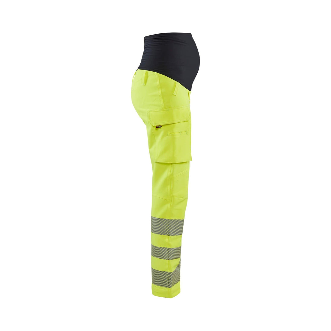 Blaklader 71001642 Hi-Vis Maternity Trousers 4-Way-Stretch Yellow/Black Right