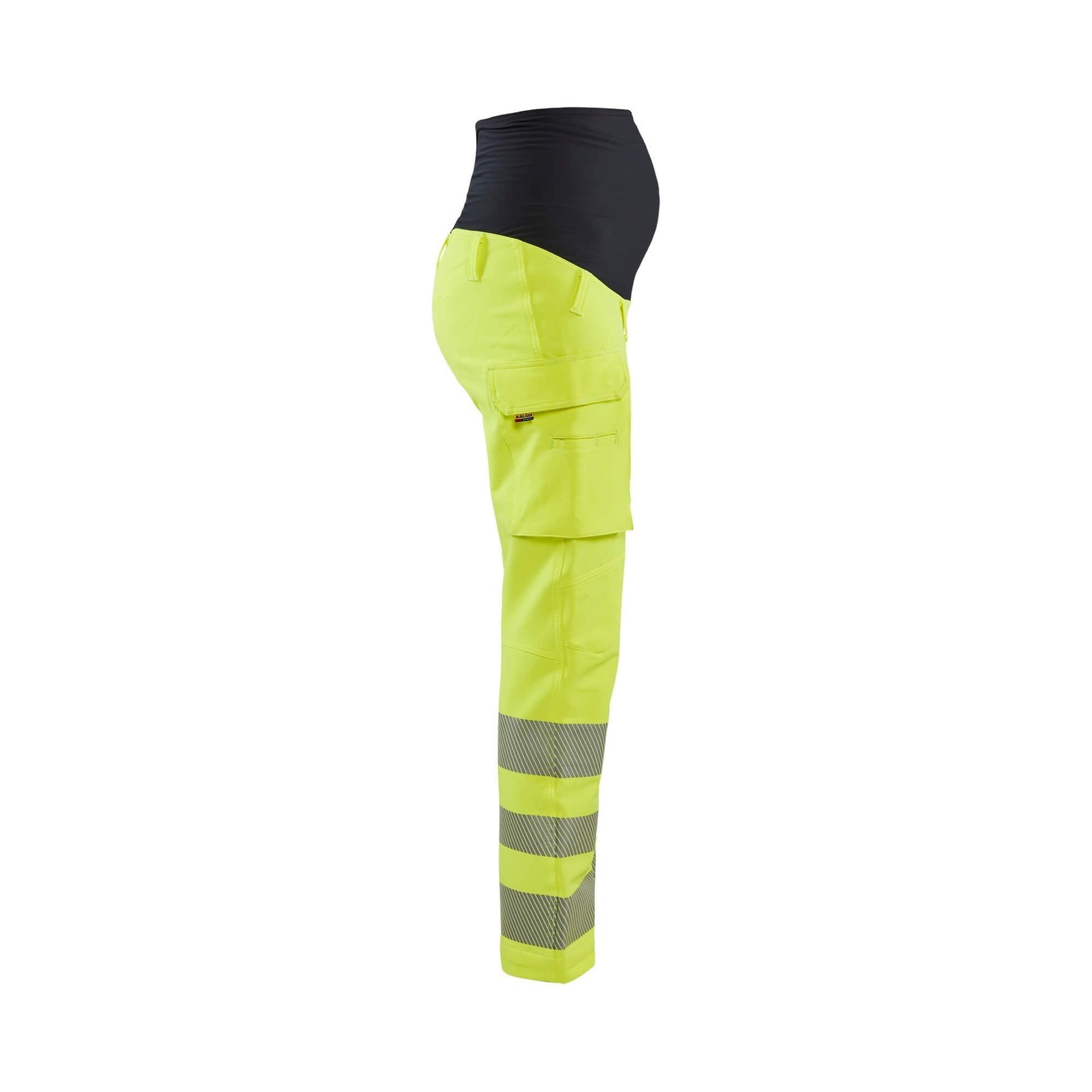 Blaklader 71001642 Hi-Vis Maternity Trousers 4-Way-Stretch Yellow/Black Right