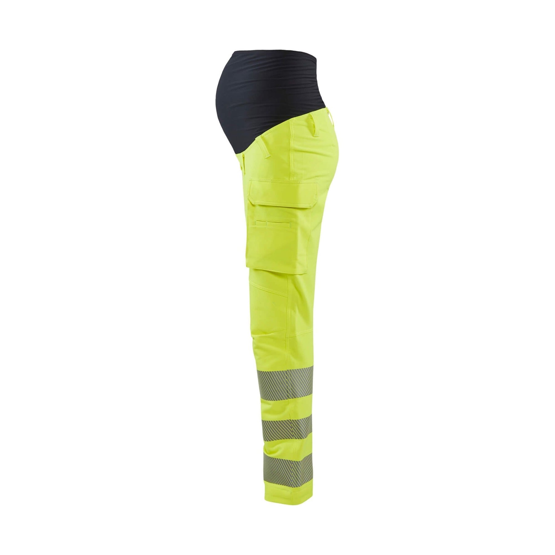 Blaklader 71001642 Hi-Vis Maternity Trousers 4-Way-Stretch Yellow/Black Left