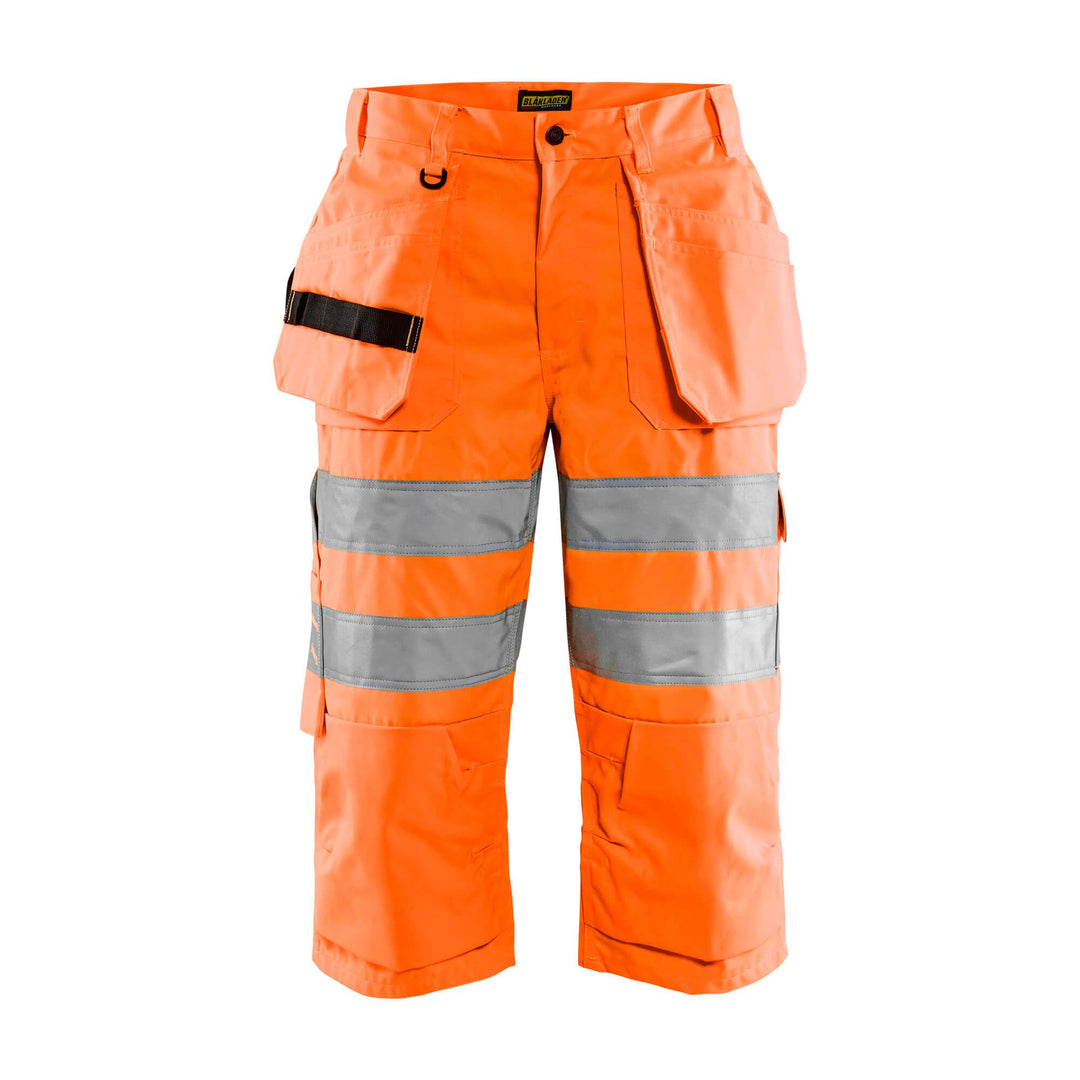 Blaklader 15391811 Hi-Vis Pirate Shorts Orange Main #colour_orange