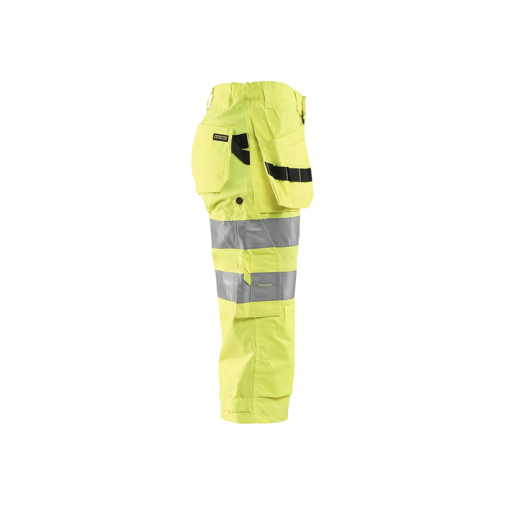 Blaklader 71391811 Hi-Vis Pirate Shorts Hi-Vis Yellow Right #colour_yellow