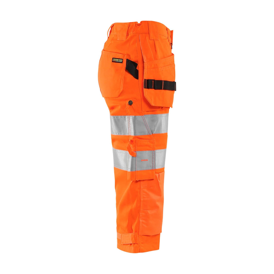 Blaklader 71391811 Hi-Vis Pirate Shorts Orange Right #colour_orange