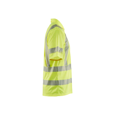 Blaklader 34281013 Hi-Vis Polo Shirt Anti-Odour UV Protection Hi-Vis Yellow Right #colour_yellow