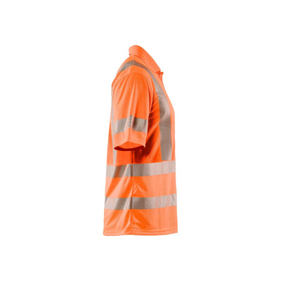 Blaklader 34281013 Hi-Vis Polo Shirt Anti-Odour UV Protection Orange Right #colour_orange