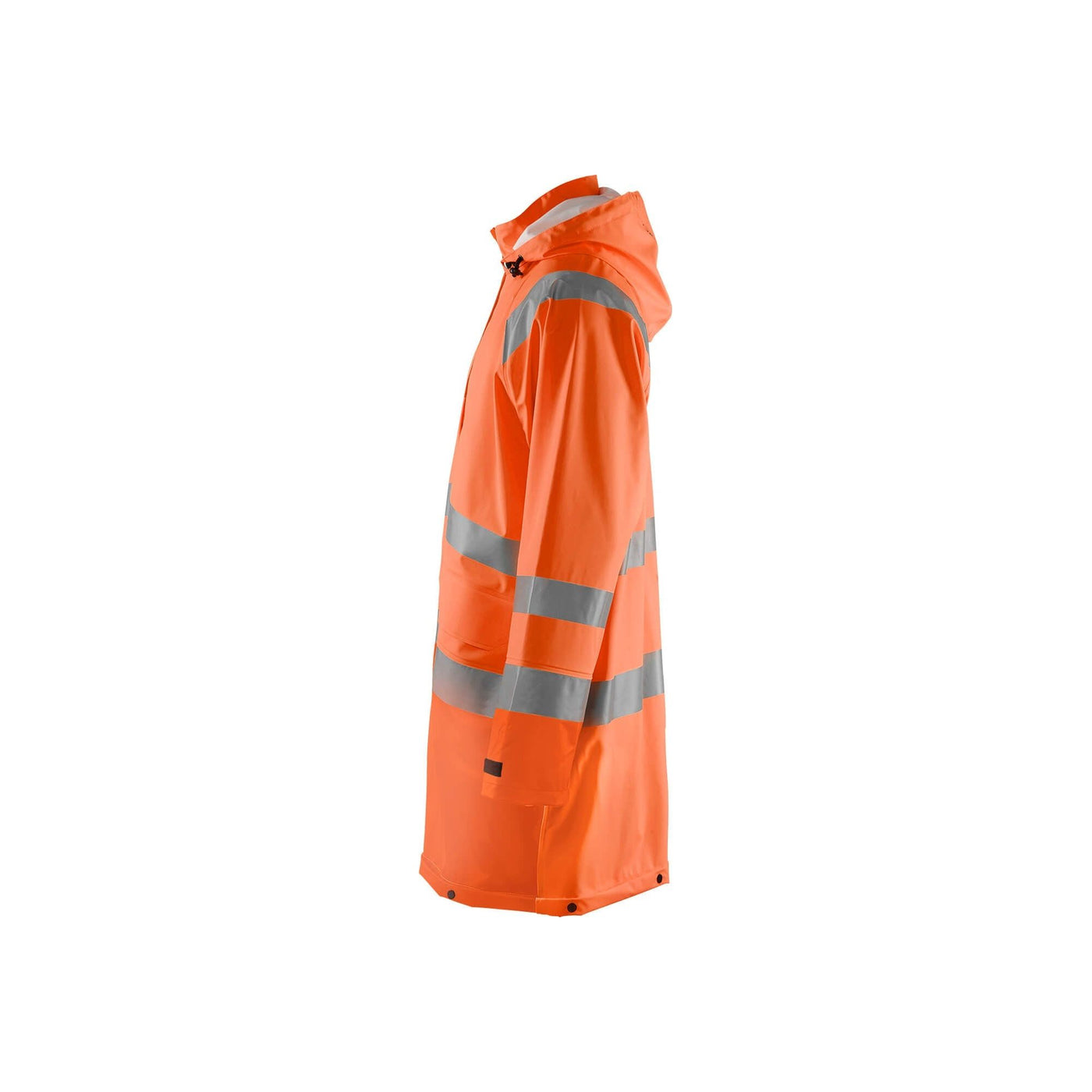 Blaklader 43242000 Hi-Vis Rain Jacket Orange Left #colour_orange