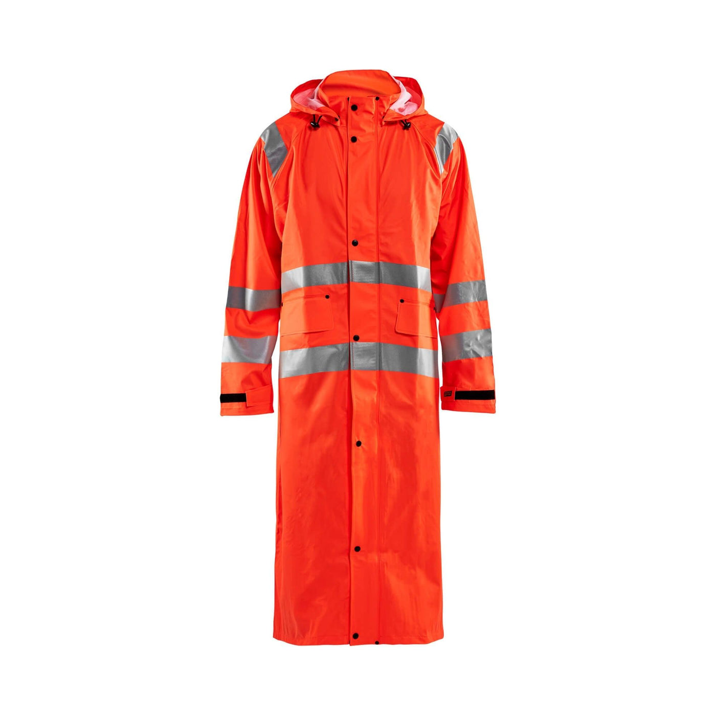 Blaklader 43252000 Hi-Vis Rain Jacket Orange Main #colour_orange