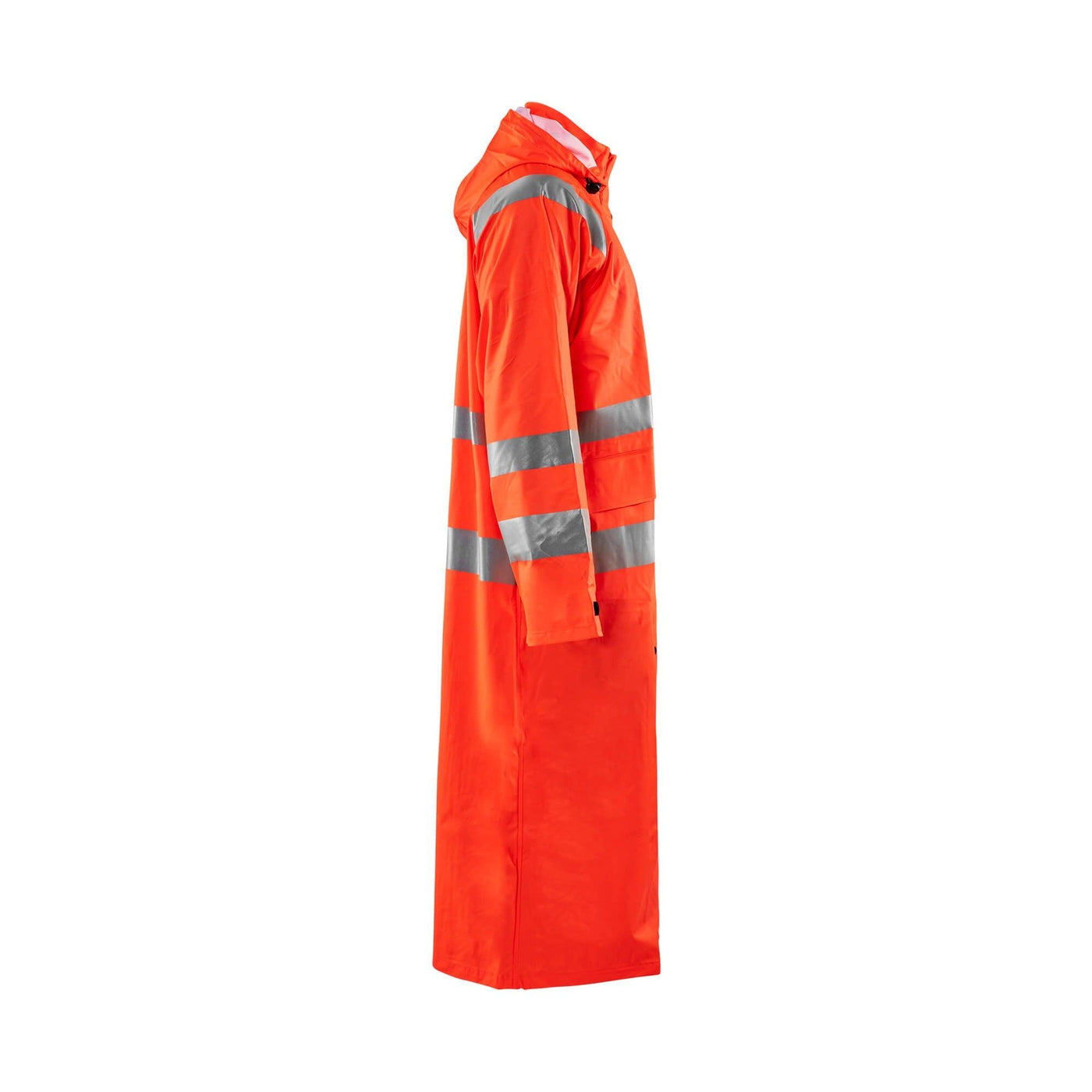 Blaklader 43252000 Hi-Vis Rain Jacket Orange Right #colour_orange